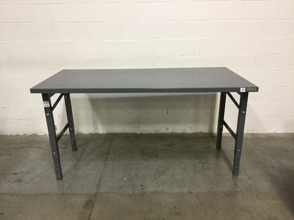 6' Uline Metal Stationary Table | Surplus Solutions